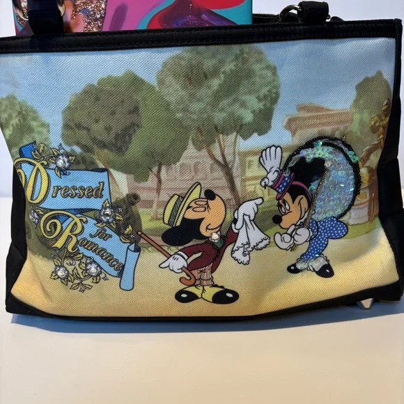 Vintage Dressed Romance Black and Multicolor Mini Bag - Picture 10 of 11